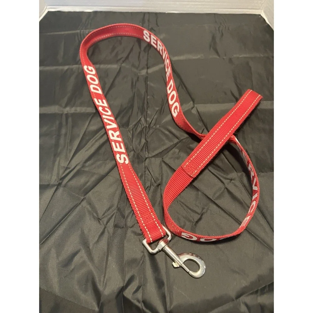 Service Dog Leash Emotional Support Puppy Leash Red Service Dog NWOT
